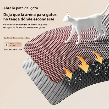 Esterilla recoge arena para gatos