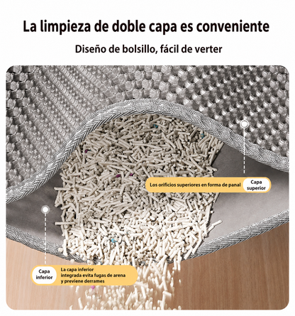 Esterilla recoge arena para gatos